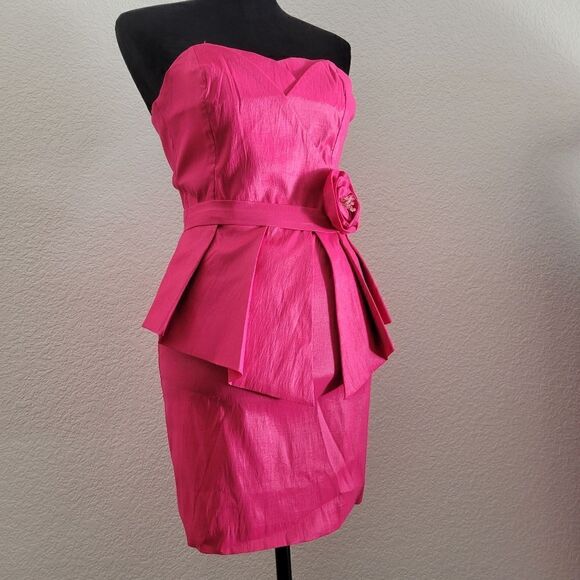 Romeo & Juliet flowe Strapless Dress size S - Picture 3 of 8